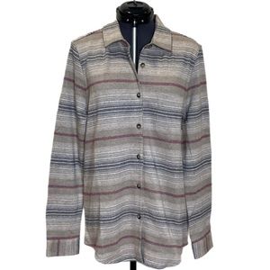 Levitate 100% Cotton Cozy Knit Flannel Shirt NWT